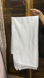 Muslin lace dupatta
