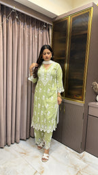Green Pure Modal karachi set