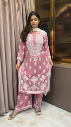 Onion Plus Size Pure Modal Plazo Set