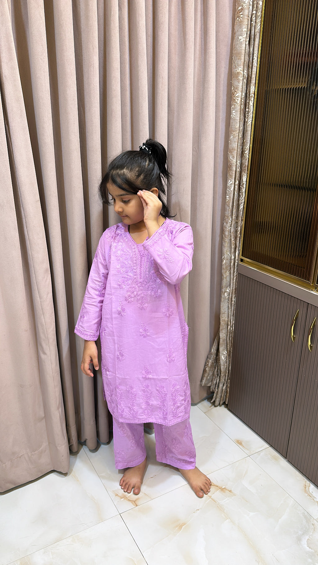 Purple Kids mul mul set