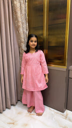 #2019 Pink Kids Mul Mul Garara Set