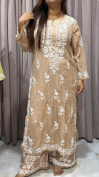 Pure modal lucknowi plazo set