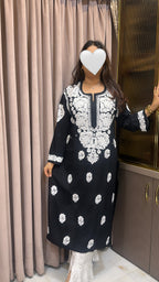 Black modal kurti