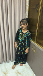 Kids Black with turkish Colored Set