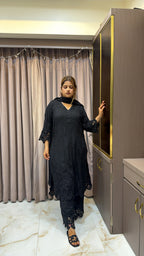 Black Pure Modal karachi set