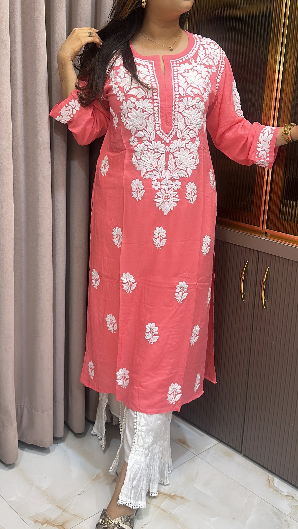 Carrot modal kurti
