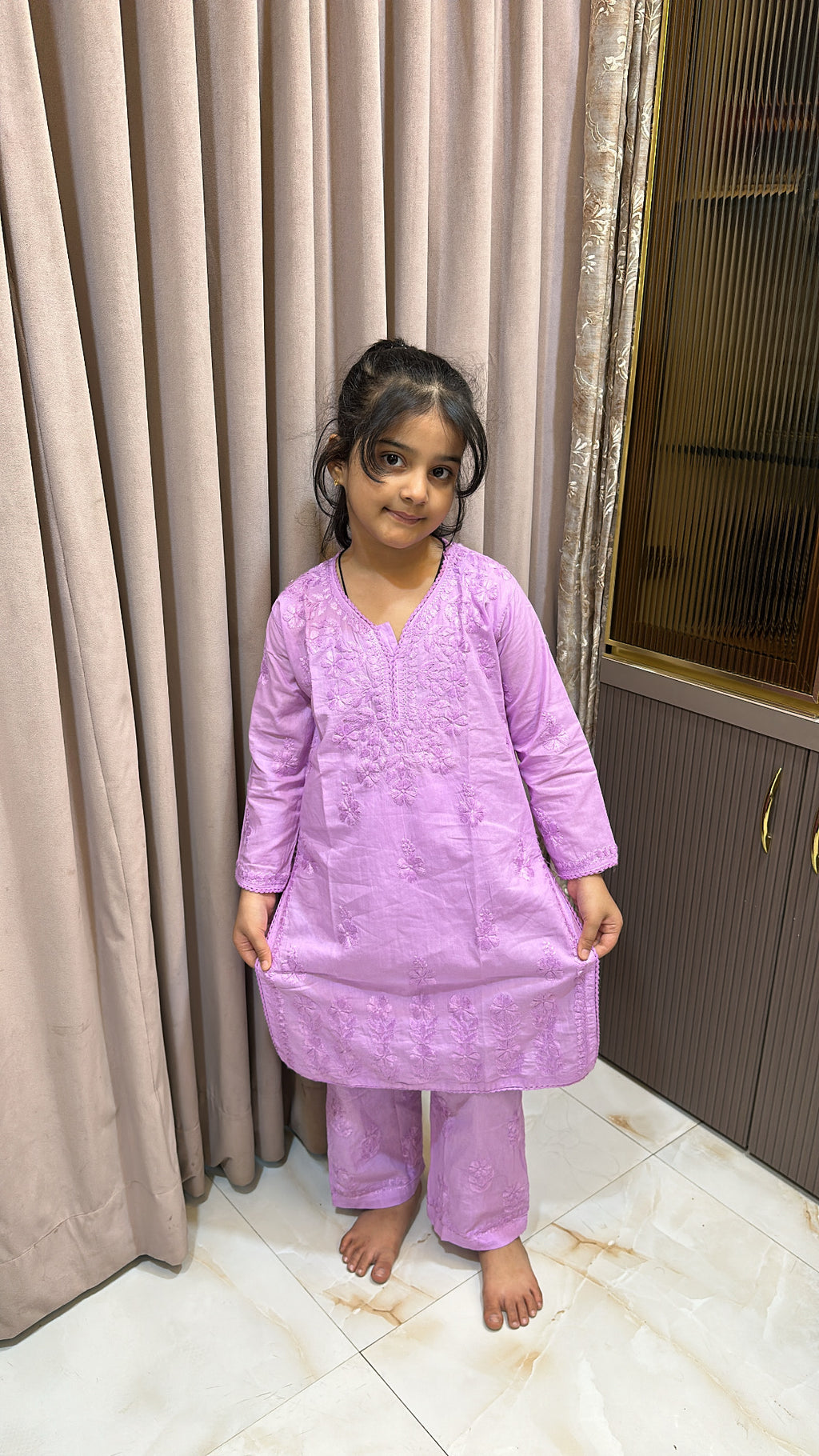 Purple Kids mul mul set