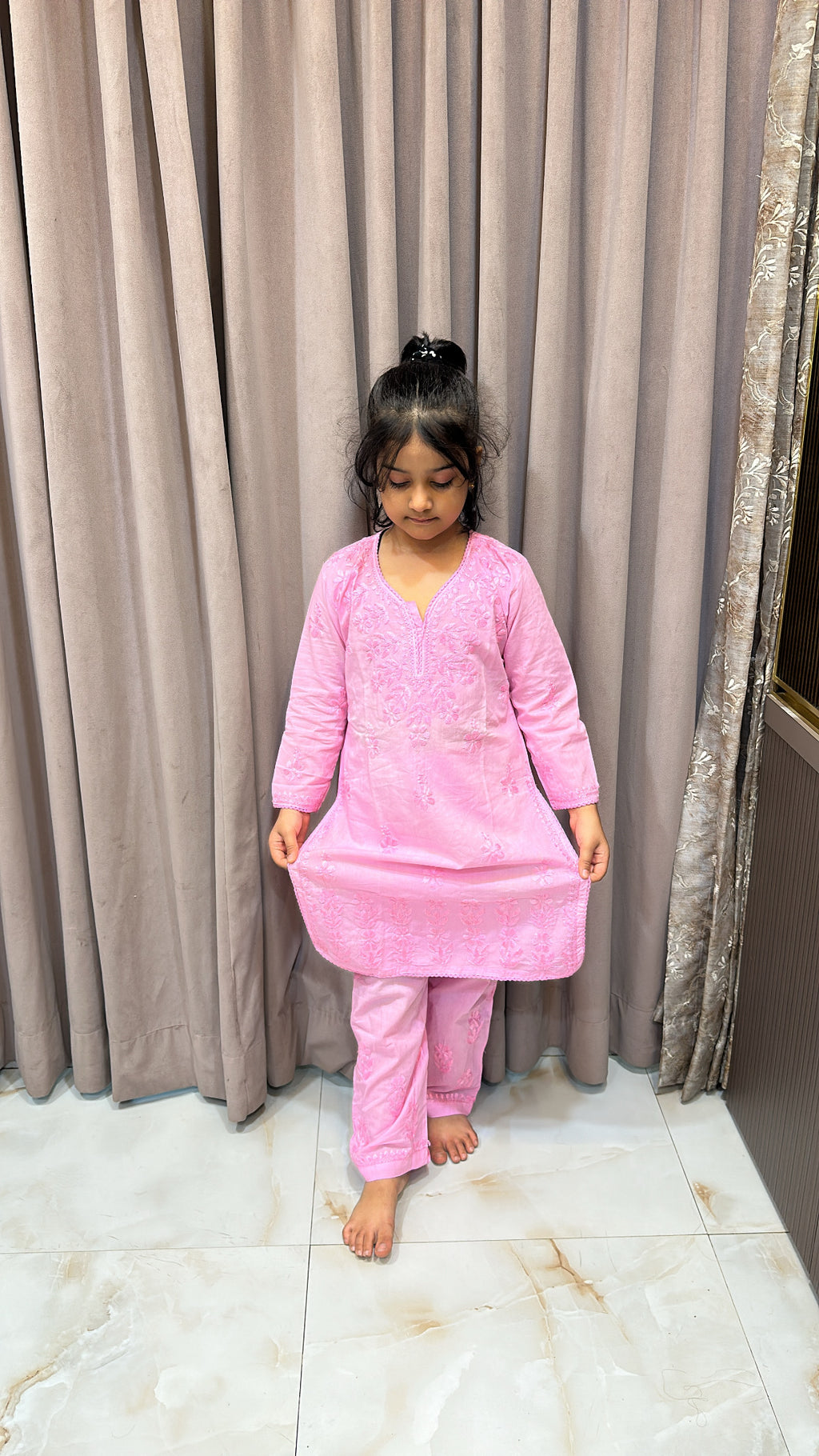 Pink Kids mul mul set