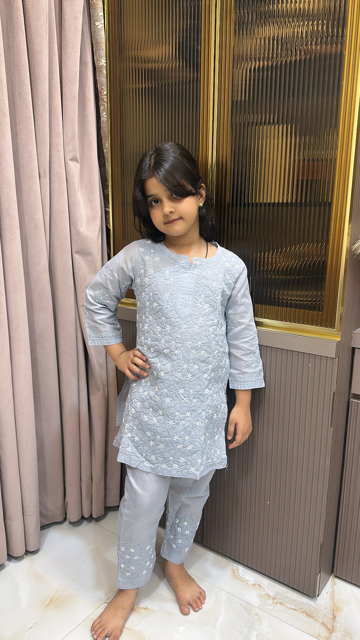 Grey kids shadow work set