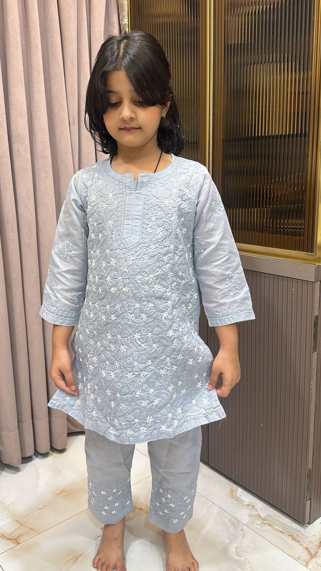 Grey kids shadow work set