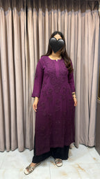 Jamun Viscouse self thread kurti