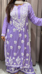 Pure modal lucknowi plazo set