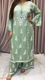 Modal bell sleeves plazo set Category set