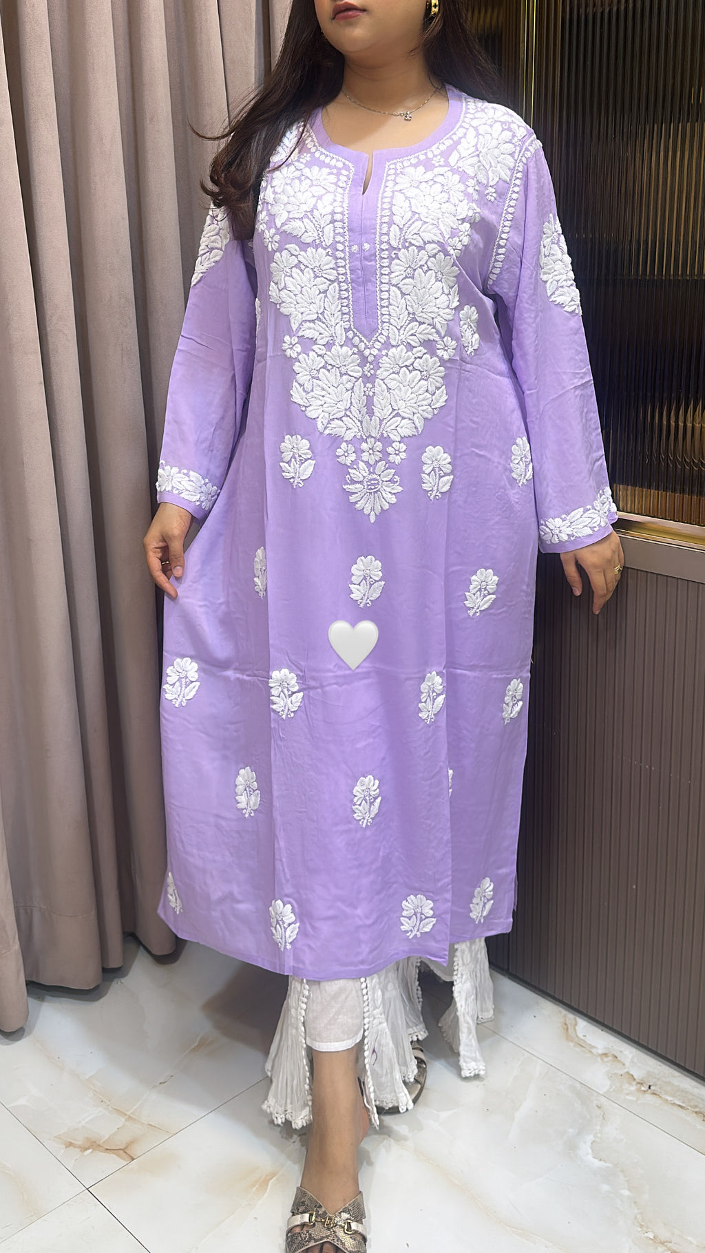 Lilac modal kurti