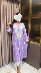 Lilac modal kurti
