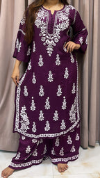 Modal bell sleeves plazo set Category set