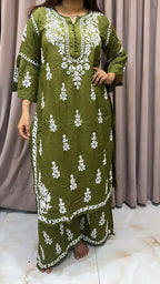 Modal bell sleeves plazo set Category set