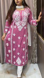 Onion Pure modal lucknowi kurti