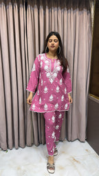 Onion Cut work co-ord set