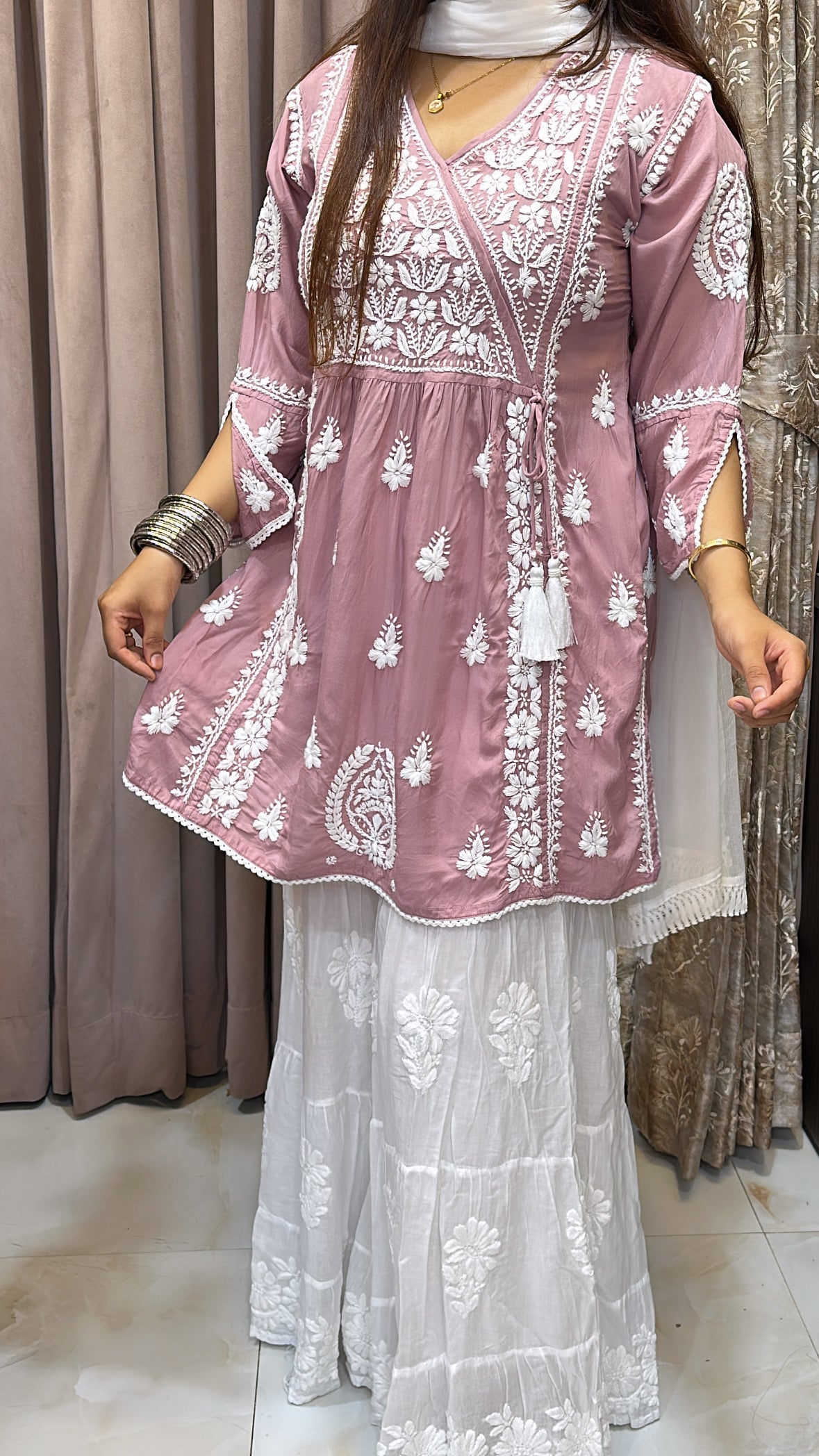 Pure modal Lucknowi short Top