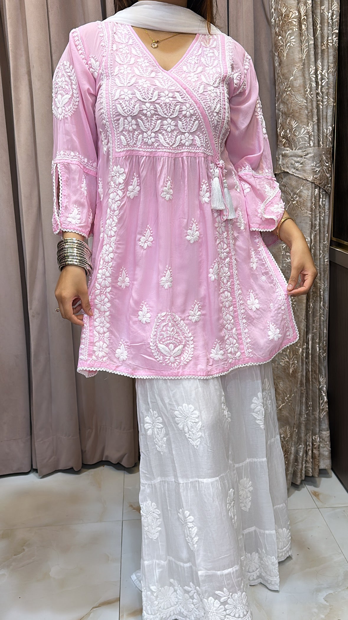 Pure modal Lucknowi short Top