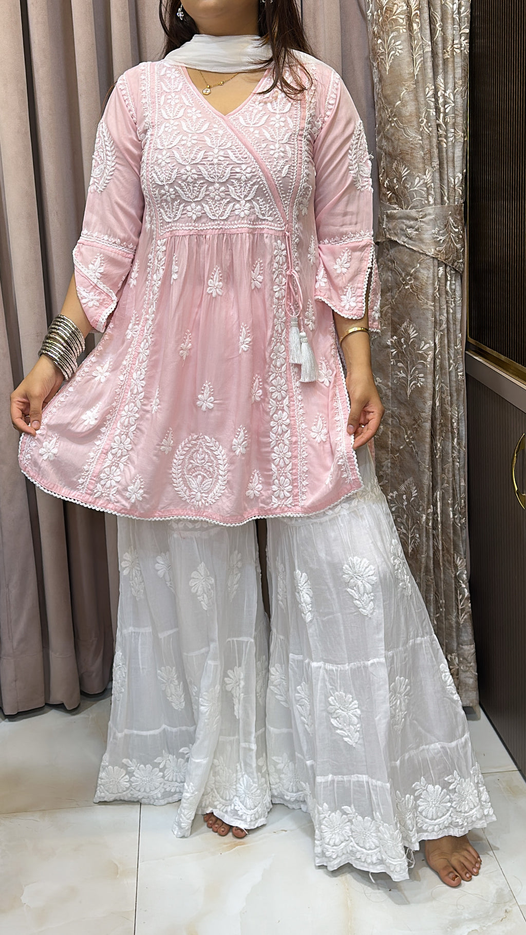 Pure modal Lucknowi short Top