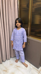 Purple kids shadow work set